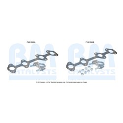 Catalytic Converter Fitting Kit BM CATALYSTS FK91569