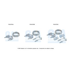 Catalytic Converter Fitting Kit BM CATALYSTS FK91570 BM CATALYSTS
