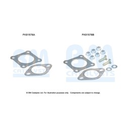 Catalytic Converter Fitting Kit BM CATALYSTS FK91578
