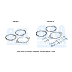Catalytic Converter Fitting Kit BM CATALYSTS FK91605