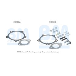 Catalytic Converter Fitting Kit BM CATALYSTS FK91689
