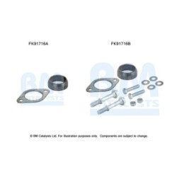 Catalytic Converter Fitting Kit BM CATALYSTS FK91716