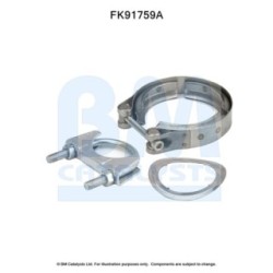 Catalytic Converter Fitting Kit BM CATALYSTS FK91759