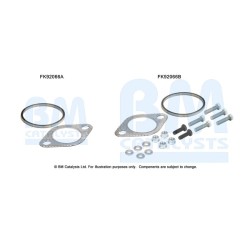 Catalytic Converter Fitting Kit BM CATALYSTS FK92066