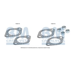 Catalytic Converter Fitting Kit BM CATALYSTS FK92417