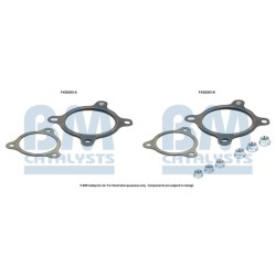 Catalytic Converter Fitting Kit BM CATALYSTS FK92801