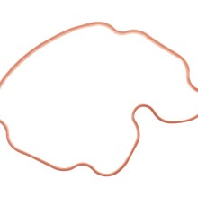 Crankcase Ventilation Gasket BOGAP B1215100 OE Ref 11611729728 BOGAP