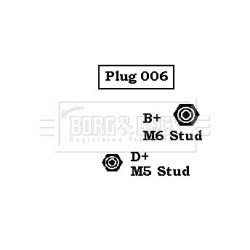 Alternator BORG & BECK BBA2019 OE Ref 1315060080