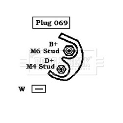 Alternator BORG & BECK BBA2057 OE Ref 031 903 023