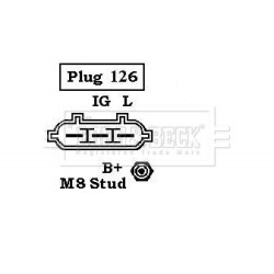Alternator BORG & BECK BBA2197 OE Ref ERR6999