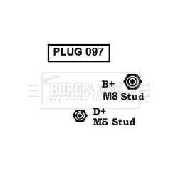 Alternator BORG & BECK BBA2416 OE Ref 13147093 BORG & BECK