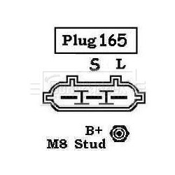 Alternator BORG & BECK BBA2423 OE Ref A002TB2891ZC