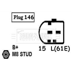 Alternator BORG & BECK BBA2592