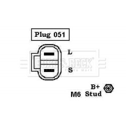 Alternator BORG & BECK BBA2679 OE Ref B66S18300C BORG & BECK