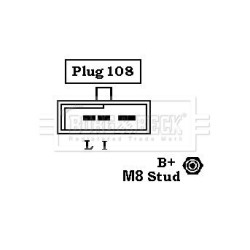 Alternator BORG & BECK BBA2699 OE Ref 96239894 BORG & BECK