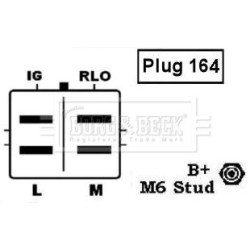 Alternator BORG & BECK BBA3016 OE Ref 27060-0G011 BORG & BECK