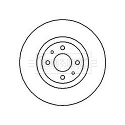 Brake Disc BORG & BECK BBD4056 OE Ref 0000060812164