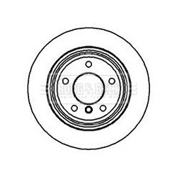 Brake Disc BORG & BECK BBD4068 OE Ref 1 164 129