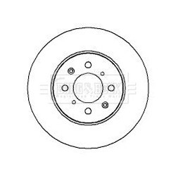 Brake Disc BORG & BECK BBD4082 OE Ref GBD90841