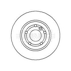 Brake Disc BORG & BECK BBD4084 OE Ref NTC8780 BORG & BECK