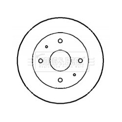 Brake Disc BORG & BECK BBD4145 OE Ref 4351297202