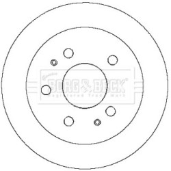 Brake Disc BORG & BECK BBD4146 OE Ref 4351287402000