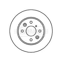 Brake Disc BORG & BECK BBD4152 OE Ref 0K20133251E