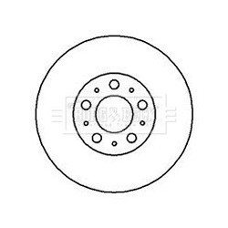 Brake Disc BORG & BECK BBD4179 OE Ref 2724032