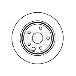 Brake Disc BORG & BECK BBD4189 OE Ref JLM12428