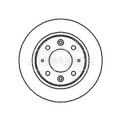 Brake Disc BORG & BECK BBD4190 OE Ref 0K09AA26251