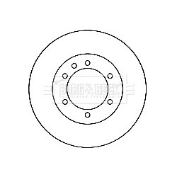 Brake Disc BORG & BECK BBD4199 OE Ref 4320605J04