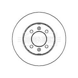 Brake Disc BORG & BECK BBD4204 OE Ref GBD90607