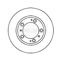 Brake Disc BORG & BECK BBD4205 OE Ref 98635240104 BORG & BECK