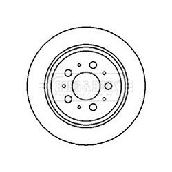 Brake Disc BORG & BECK BBD4216 OE Ref 9434167