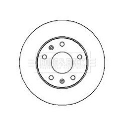 Brake Disc BORG & BECK BBD4223 OE Ref ANR4983
