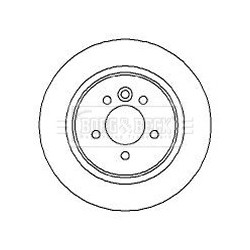 Brake Disc BORG & BECK BBD4228 OE Ref SDB000870