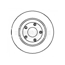 Brake Disc BORG & BECK BBD4229 OE Ref XR858224
