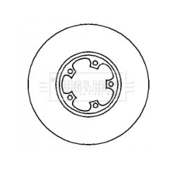 Brake Disc BORG & BECK BBD4241 OE Ref 1473008