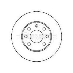 Brake Disc BORG & BECK BBD4252 OE Ref 9195985