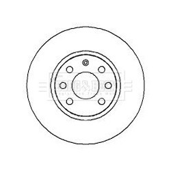 Brake Disc BORG & BECK BBD4253 OE Ref 95526646