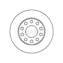Brake Disc BORG & BECK BBD4273 OE Ref 8E0 615 601P