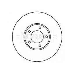 Brake Disc BORG & BECK BBD4275 OE Ref 04683918AB