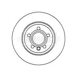 Brake Disc BORG & BECK BBD4278 OE Ref 1140278