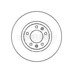Brake Disc BORG & BECK BBD4279 OE Ref 4246.V4