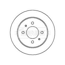 Brake Disc BORG & BECK BBD4282 OE Ref MB857763