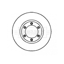 Brake Disc BORG & BECK BBD4313 OE Ref 4144105110