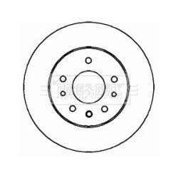 Brake Disc BORG & BECK BBD4318 OE Ref 468364910
