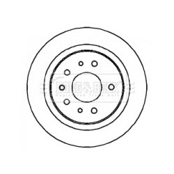 Brake Disc BORG & BECK BBD4319 OE Ref 468364890