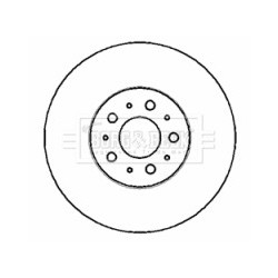 Brake Disc BORG & BECK BBD4389 OE Ref 306360743