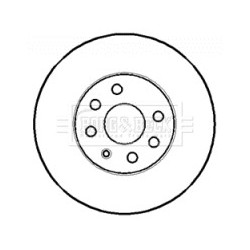 Brake Disc BORG & BECK BBD4393 OE Ref 569007